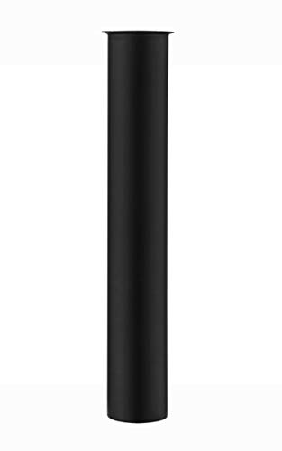 Tubo de inmersión de latón, 300 mm, para sifón 1R, tubo de desagüe Keymark, sifón de botella con cierre de olores de 32 mm, Negro