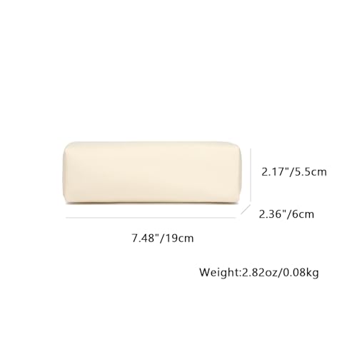 Image of Pencil Case Lightweight and Durable Ideal Pencil Pouch for School and Office Supplies (Cream,Oxford)