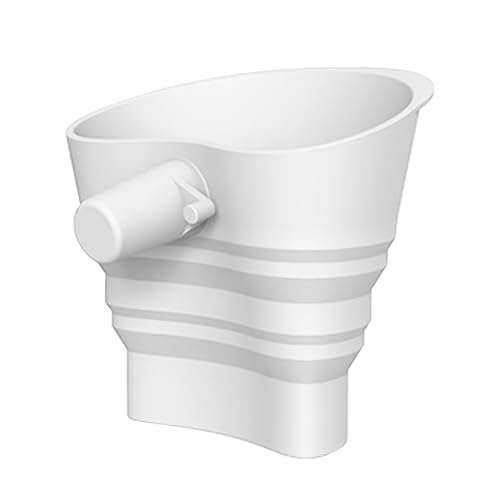 Croovepi 小麦粉漏斗 - ベーキングツール チルトヘッド 5クオート | 防滴ミキサー パウダー漏斗 料理、食品の準備、ケーキ、パンケーキ、レストラン、家庭、ベーカリー、パティシエに