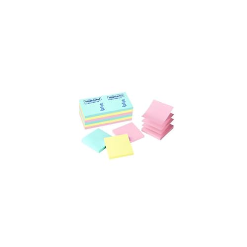 Pop Up Memo Pad 3x3 Notes Pastel pour Organiser Votre Bureau en Douceur