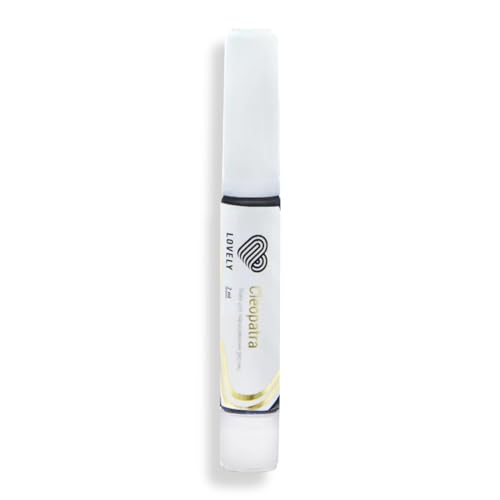 LOVELY Wimpernkleber CLEOPATRA - sehr schneller Kleber, Trocknungszeit: SOFORT, 8 Wochen Haftkraft - Wimpernkleber für Wimpernverlängerung geeignet für Studios & Fremdanwendung - 2ml Schwarz