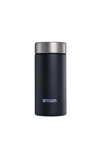 【WEB限定】 タイガー魔法瓶(TIGER) 水筒 200ml 白湯OK スクリューステンレスボトル コンパクトで持ち運びらくらく 真空断熱 マグ 保温保冷 タンブラー利用可 ブラック MMP-N020K