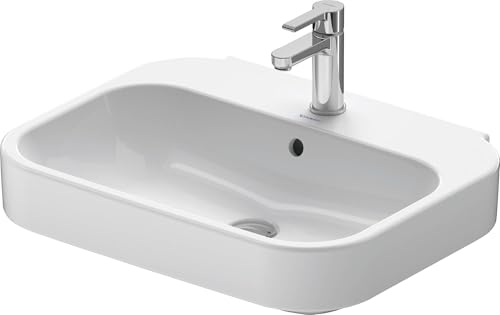 Duravit 2316600000 Waschbecken Aufsatzwanne Keramik - Waschbecken (Aufsatzwanne, Keramik, Weiß, 600 mm)