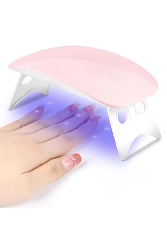 Profesyonel 6W UV LED Tırnak Kurutma Lambası Hızlı Kuruma Akıllı Sensör Çoklu Zaman Ayarı 6 Led