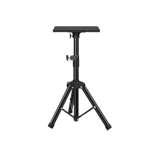 Soporte de proyector de pie con bandeja y trípode miniatura 1