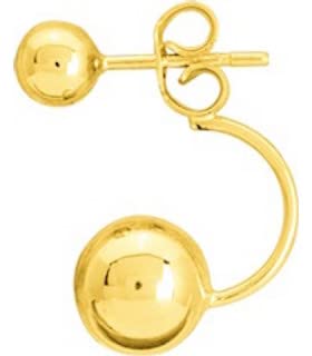 Boucles d'oreilles Or Jaune ZAVIA 750 millièmes pour femme