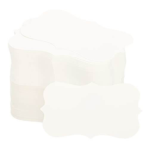 Tarjetas de papel en blanco de alta calidad PATIKIL, etiquetas de encaje resistentes, 200 uds