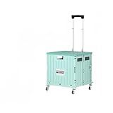 Commodité ultime pour chaque tâche : cette voiture pliante à roues facilite les courses et le stockage, vous permettant de transporter des articles avec facilité et style.