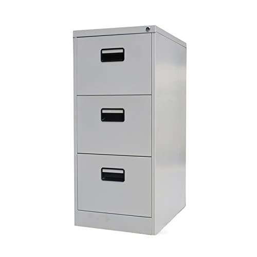 ZHANGGL Archivador de Metal de 3 cajones para Oficina, Muebles de Oficina, nizer para el hogar, Oficina, gabinete de Almacenamiento Seguro de Documentos