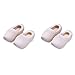 COHEALI Mini Finger Shoes 4pcs Mini Wooden Shoes Miniature Wooden Shoes Blank Wooden Shoes Mini House Decor Miniature Doll Shoes