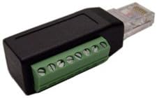 Calrad 72-171 CAT5/CAT6 Solderless RJ45 Male To Terminal Block Adapter