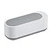 EOGE Petite machine de nettoyage automatique pour lunettes, prothèses dentaires, collier, bijoux, maquillage, brosse à haute fréquence, outil de nettoyage propre et rapide (blanc)