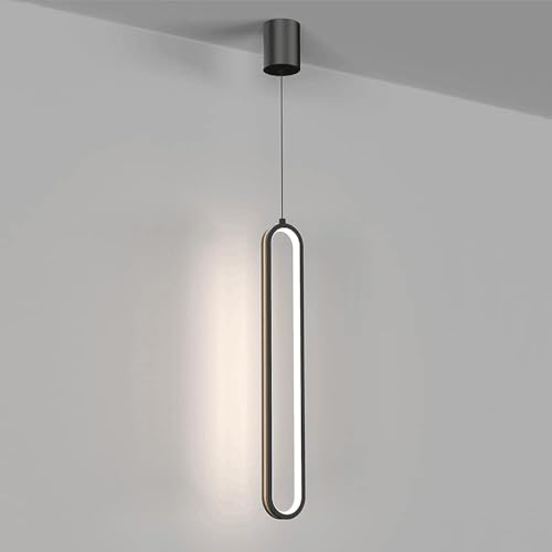 Lampe suspendue longue ligne pour une ambiance de chambre cosy