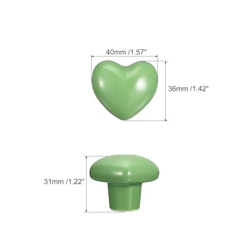 Uxcell 6Pcs Ceramic Knobs, Kitchen Drawer Knobs - Image 2