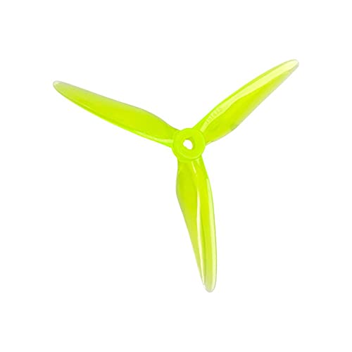 Pexorina 24 pezzi/12 paia di eliche da corsa FPV Racing Drone senza lavaggio dell'elica 3,8 g motore brushless Elica(Fluorescent Green)