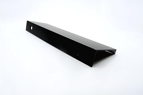 6 Inch Matte Black Tab Pulls for Cabinets (10 Pack)