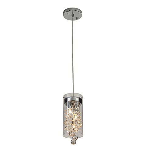 Lustre suspendu moderne en fer forgé et verre texturé de haute qualité ZH1YFD