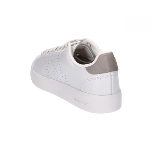 adidas Damen Advantage Premium Leather Shoes, chalk white/chalk white/champagne met, 39 1/3 EU – Ansicht 4