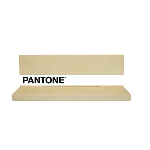 Étagère murale métal noire sable blanche Homemania Shelfie 60 cm pour salon et chambre