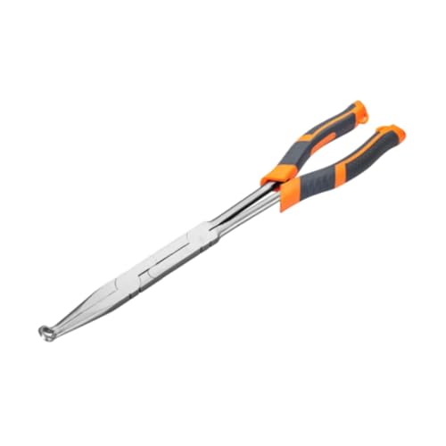 Double Joint Plier Anti Slip Long Handle Plier, for Industrial Construction, 45 Small Round, Total Length 34cm