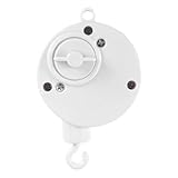 Frcolor 電動式ベビーベッド用吊り下げオルゴール 音楽ベル付き フック設計 ちゃん知育 寝かしけに