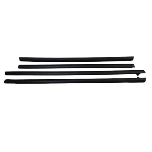 Joint d'étanchéité pour vitres de voiture Ford Fiesta 2009-2014 en caoutchouc noir