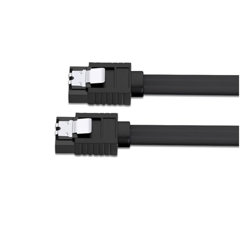 Data Cable Connection Conversion Cable SATA3 Solid State Drive Mechanical Hard Drive Optical Drive Serial Port Cable 6Gb/s Extension Cable(Black 40CM)