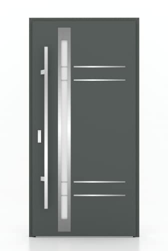 Puerta de Entrada Mónaco 980 mm x 2070 mm Apertura Izquierda (Gris Antracita)