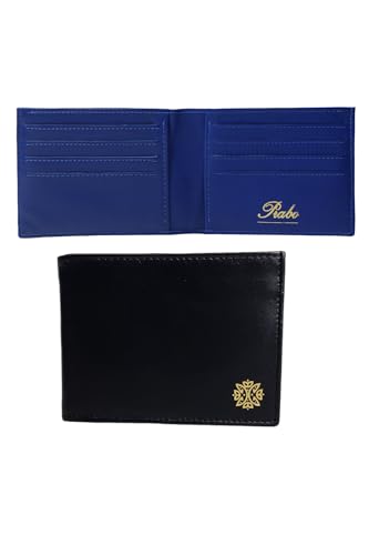 Men's Slimfold Wallet - Genuine Leather Wallets for men, Multiple Pockets, and Stylish Colors for Effortless Elegance – Blue