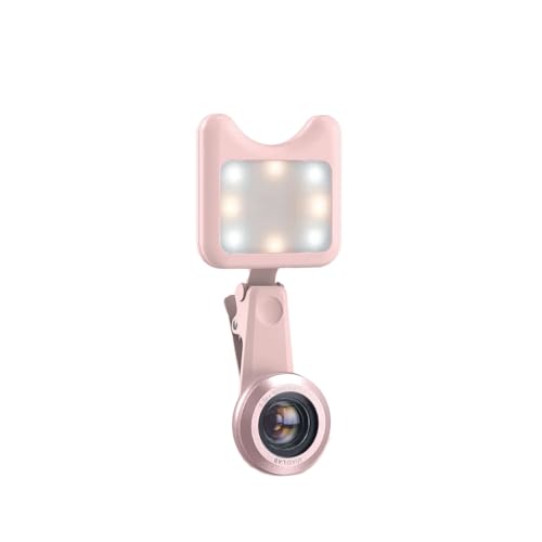 Objectif macro 15x pour objectif téléphone avec éclairage flash LED chaud et froid DrPhone