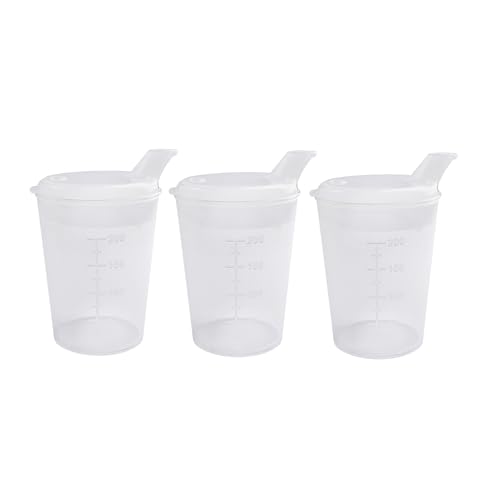 Medi-Inn+ Schnabelbecher Set - 3 Stück, mit Trinköffnung 12 x 10 mm, transparent, Kunststoff – Ideal für Kinder und Senioren Medi-Inn+ Schnabelbecher Set - 3 Stück, mit Trinköffnung 12 x 10 mm, transparent, Kunststoff – Ideal für Kinder und Senioren