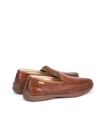 Image of PIKOLINOS Marbella M9A-3111 Men's Slip-On Moccasins - Premium Calfskin Leather - Removable Cushioned Insole with All Day Support - Elastic Fit - Flexible Sole