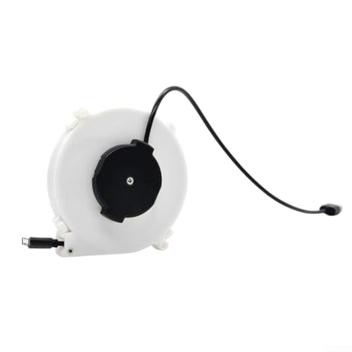 Cable retráctil automático tipo C 3m cargador portátil blanco Android 2