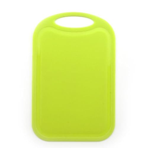 Tabla de cortar plástica antideslizante verde miniatura 1