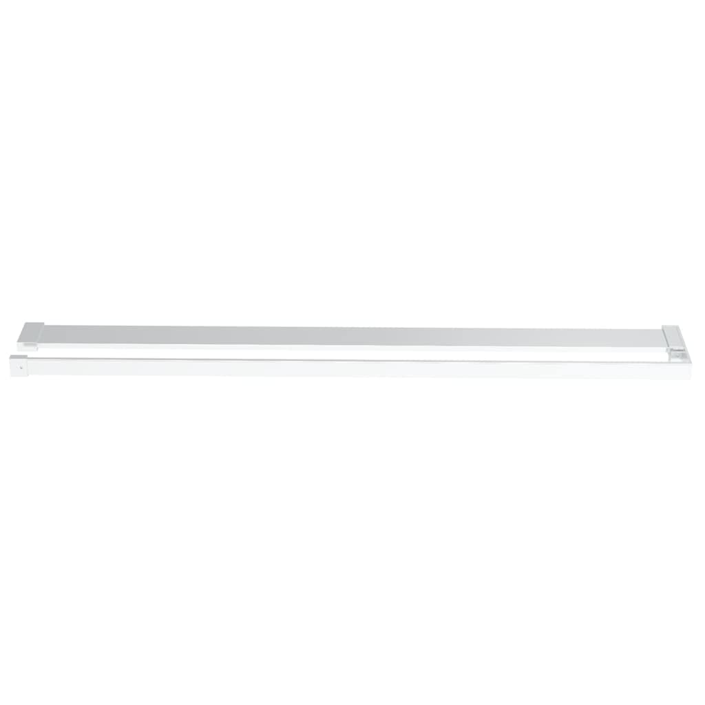 LAPOOH Mampara Ducha con Estante Vidrio ESG Aluminio Cromado 100x195cm, Mampara Bañera, Mampara Baño Ducha, Cabina De Ducha, Mampara Baño - 3185499