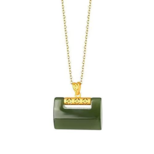 Cadeau femme : accessoires en jade Hé et argent de conception indépendante