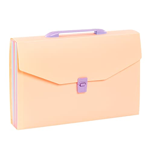 Trieur extensible 12 compartiments rangement document A4 beige - 2