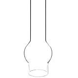 Material: Borosilkatglas Glaszylinder Matador 20\'\'\' transparent, unterer Durchmesser außen 63,8 mm, innen 61,7 mm, oberer Durchmesser außen 48,2 mm, Bauchdurchmesser 90 mm, Höhe 210 mm, für Petroleumlampen H1e, Loggia und andere Lampen