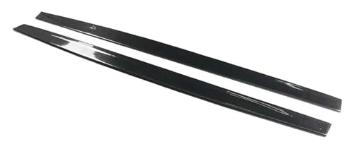 用 F80 M3 F82 F83 M4 F32 F33 F36 420 428 430 435 440 2014-2020 車用サイドスカート MPスタイル ファイバーバンパースプリッターステップ スポイラーサイドスカート(Glossy Carbon)
