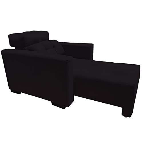 Poltrona 1 lugar Retrátil e Reclinável Veneza Preto