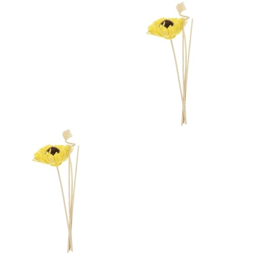 Gatuida 2 Juegos Palos De Aromaterapia Sin Retenedores Tríptico Titulares Ganchos En s Bomba De del Motor Bomba De Al Aire Libre Juguete Tapa Yellow Flores Secas