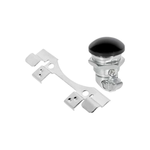 Loquet de porte de carburant haut de gamme noir pour moto Touring Road King et Electra Glide
