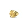 10k Yellow Gold Nugget Ring, Coin Not Included (1/10oz Coin)