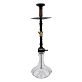 Amaren Hookah Kit Angel Design, Golden Decorative Accents [Multiple Colorway] (Black)