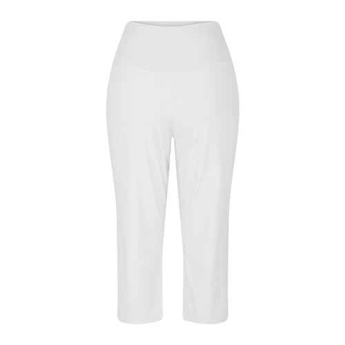 LCMTWX Cargo Pants Women Cropped Elastic Pants for Women Fashion Casual Fashion Shorts Women's Capris and Cropped Pants2