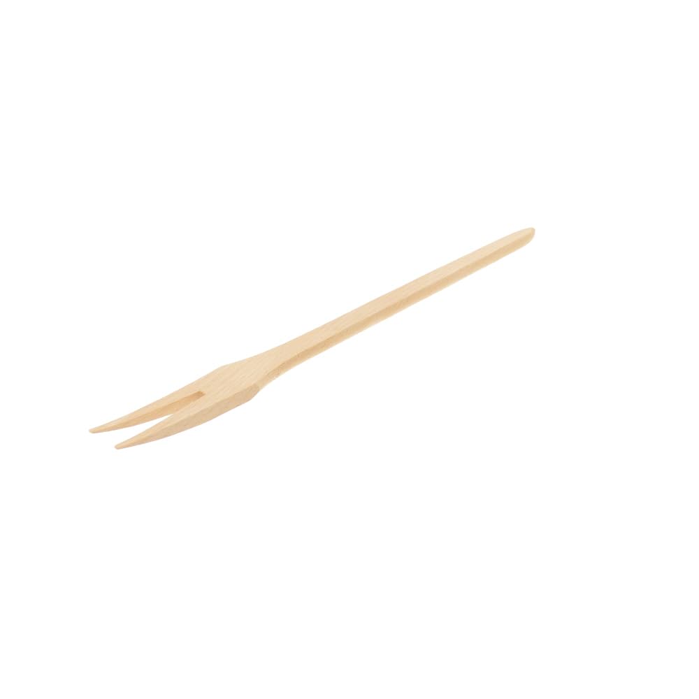 100x HOFMEISTER® Fondue-Gabel aus Holz, 24 cm,für Käsefondue, Dips & Fingerfood, schonend zu Beschichtungen, hitzebeständige Fleisch-Gabel aus Buchen-Holz, 100% aus Europa, Holzbesteck