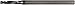 KYOCERA 165-1929AG965 High Performance Drill, Carbide, AlTiN Nano, 2 Flutes, 4.90 mm Cutting Diameter, 24.5 mm Cutting Length, 70 mm Length, 6 mm Shank Diameter