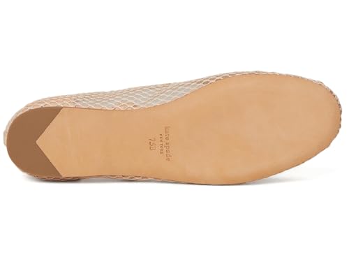 Image of kate spade new york Riley Ballet Flat, Light Beige Mesh, 7