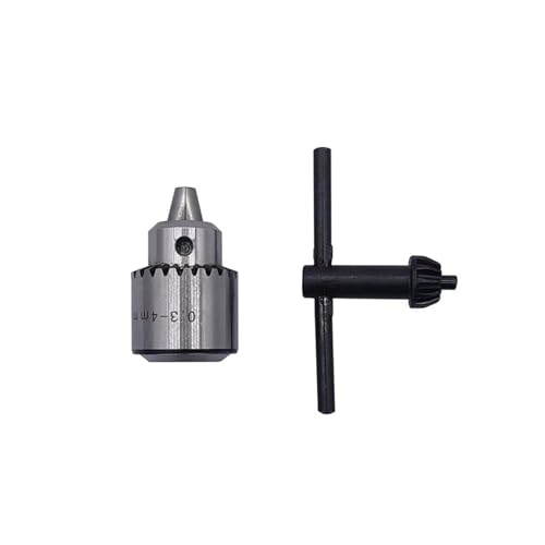 Mini mandrin de perçage 0.3-4mm adaptateur conique de tour avec clé de serrage manuelle - 4