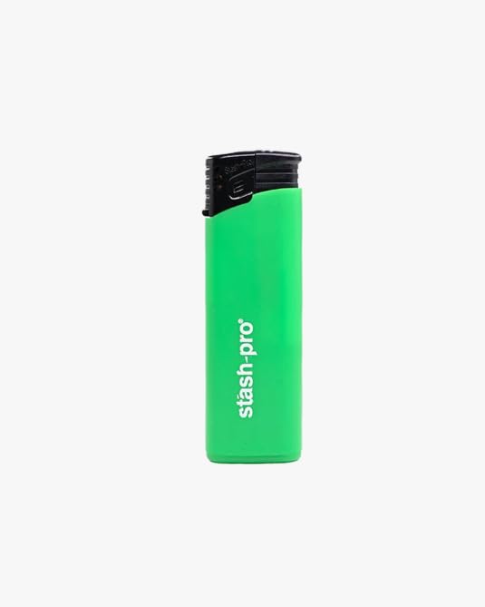 Image of Stash-pro Refillable Flint Lighter (5-Pack, Adjustable Jet Flame & Child-Resistant Pocket Lighter Set (Carlos Jet Flame)